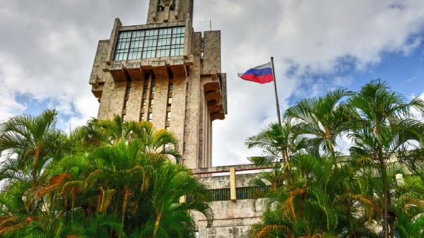 Embaixada da Rússia, em Havana