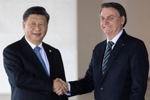BRICS - Xi Jinping e Jair Bolsonaro