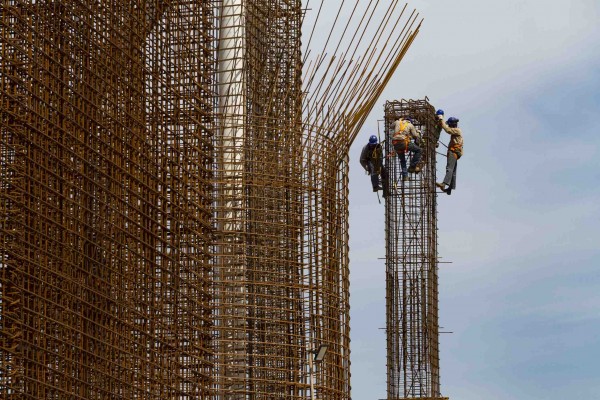 Barragem do Miringuava em construÃ§Ã£o